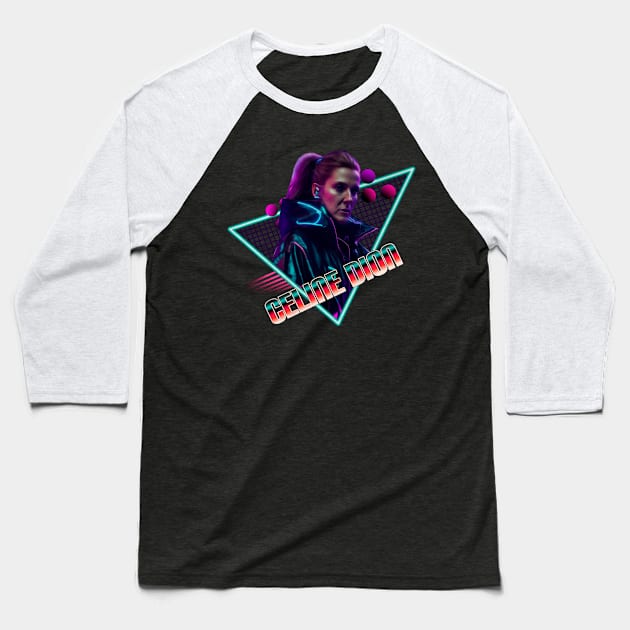 Celine Dion cyberpunk Baseball T-Shirt by Olivia alves